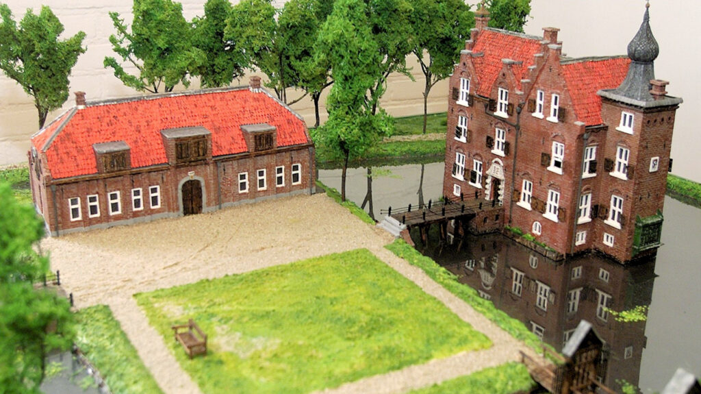 Maquette van het kasteel